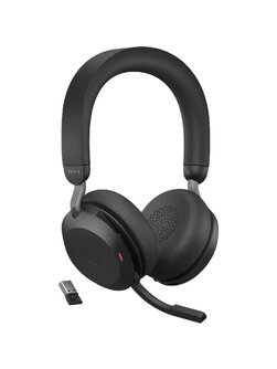 Jabra Evolve2 75, Link380a MS Stereo Black BT +cabel