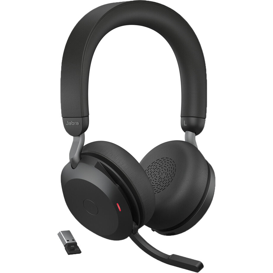 Jabra Evolve2 75, Link380a MS Stereo Black BT +cabel